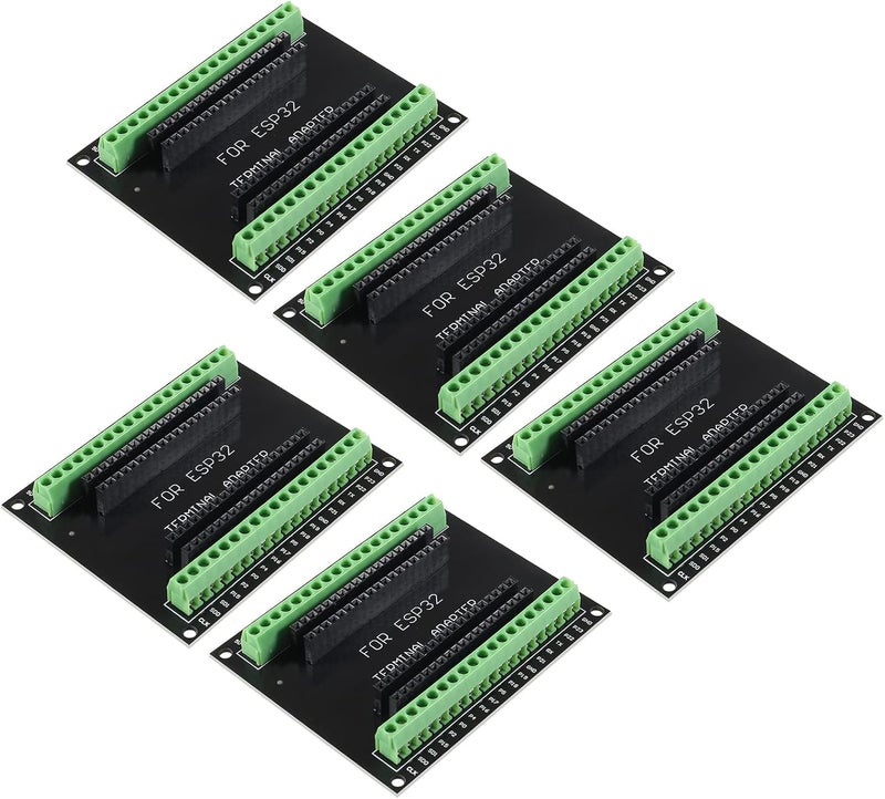 AiTrip 5PCS ESP32 Breakout Board GPIO 1 into 2 for 38PIN No Mounting Hole Version ESP32 ESP-WROOM-32 ESP32 ESP-32S Development Board - Image 1